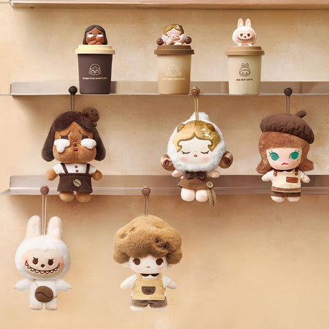 POP MART POP BEAN 咖啡工廠系列 毛絨吊墜