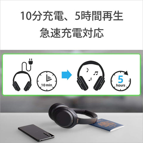 Sony WH-1000XM4 Wireless Noise Cancelling Headphones WH-1000XM4 : LDAC/Amazon Alexa/Bluetooth/High Resolution/Up to 30 Hours of Continuous Playback with Sealed Microphone 2020 Model 360 Reality Audio