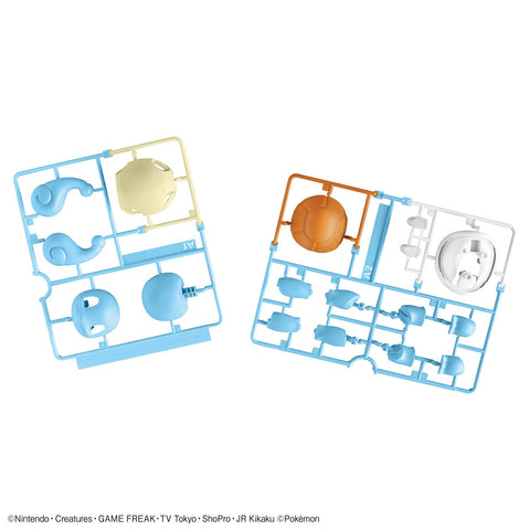 Pokemon Pokemon Plamo Collection 快裝!!17 Zenigame 已分色塑膠模型
