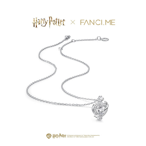 FANCIME x Harry Potter Official Collaboration Amortencia Necklace Women Silver Bare Metal Harry Potter Halloween Christmas Gift
