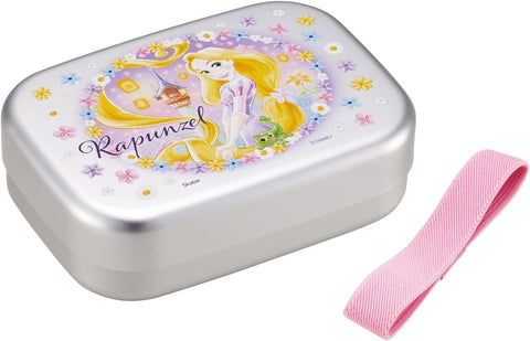 Skater ALB5NV Aluminum Lunch Box, 12.5 fl oz (370 ml), For Kids, Thermal Storage Box, Includes Lunch Belt, Made in Japan, Disney, Rapunzel on the Tower, 25 Girls