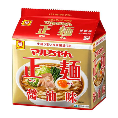 [Amazon.co.jp 단독] 마루짱 전면 5식 팩 스탠다드 세트 (간장 된장 된장 된장 짭짤한 봉지면/ 3종 x 5끼 x 각 2봉지, 총 30팩) 즉석 라면 박스 토요수산 구매하기