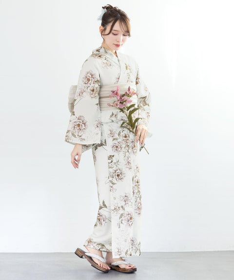 [SOUBIEN] 苏维恩 浴衣 3件套 分体式 新二部式浴衣 floro 女士 (浴衣/兵儿带/平达收紧)