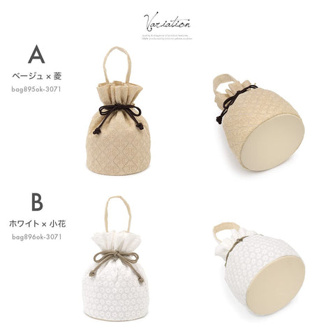 [SOUBIEN] 索维恩 荷包 刺绣 蕾丝 成人式 振袖 毕业典礼 assort-bag0011