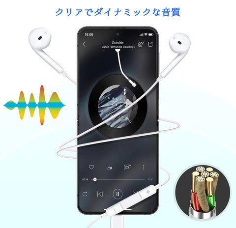 2024 Version Type C Earphones, Wired Earphones, Type C Earphones, Microphone Included, Calls, Volume Control, Noise Reduction, Uses Type C Interface, Compatible with Phone15/Pad/Xperia/Galaxy/Android,