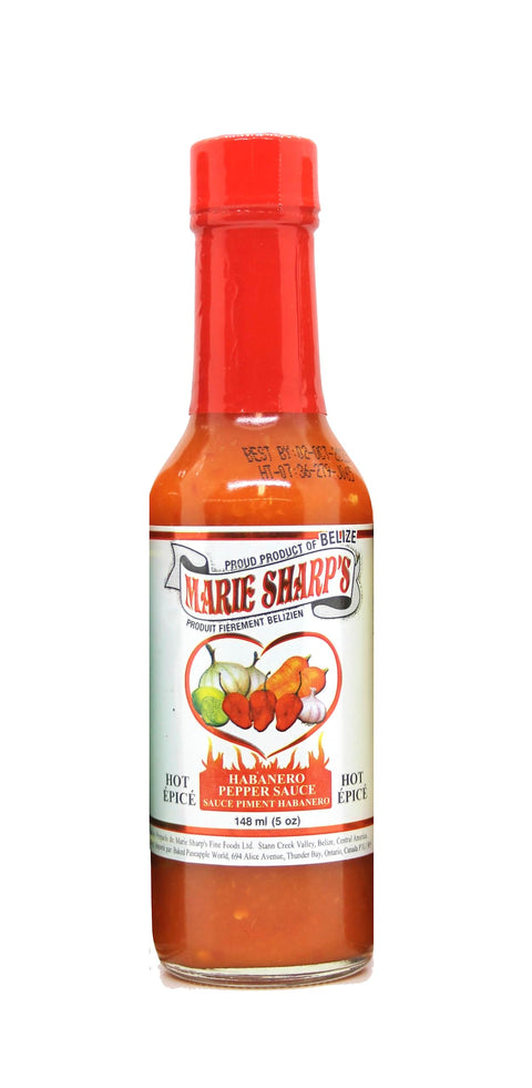 Marie Sharp's Little Berries Habanero Sauce, Hot (Medium Spicy) 5.1 fl oz (148 ml) x 2 Bottles