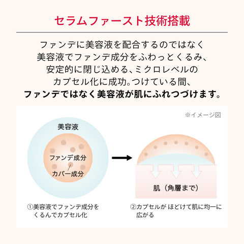 マキアージュ エッセンスリキッドEX オークル10 化粧下地小型つき 24mL+8mL SPF50+ | ファンデーション | リキッド状 | 無香料 | 2025年モデル オンライン限定 毛穴カバー つや 透明感 ファンデ美容液