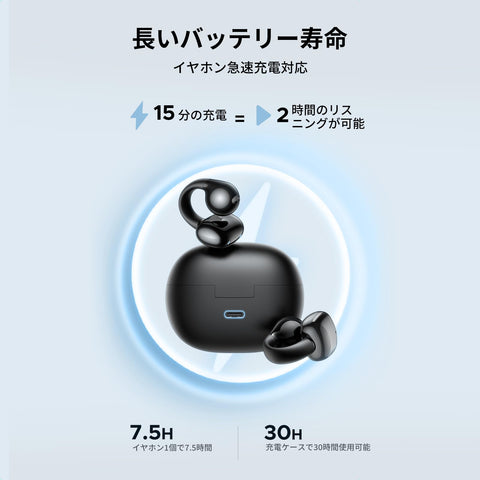 UGREEN Earbuds, New Trend Bluetooth 5.4 Pinch Earphones, Open Ear Wireless Earphones, 12mm Dynamic Driver, Fast Charging, 30 Hours Playtime, Sound Leakage Control, No Ear Blocking, Ultra Comfortable,