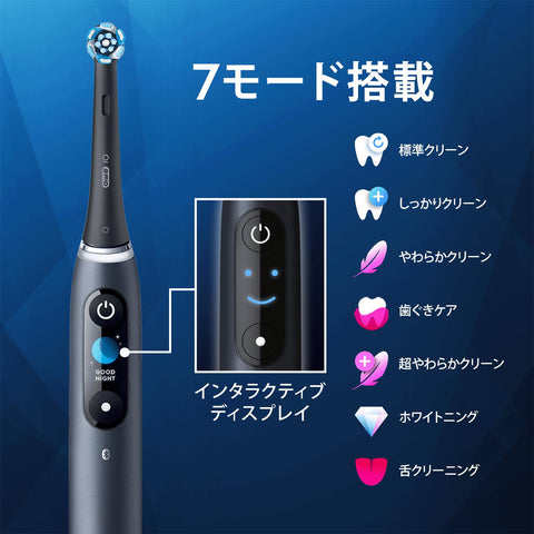 Braun Oral-B iO9 Electric Toothbrush (iOM92B20BK-W) Black Onyx