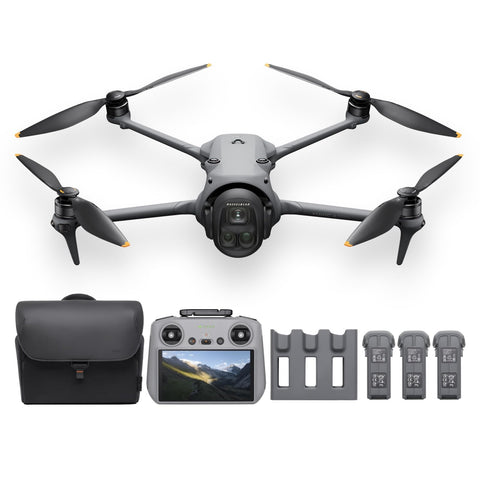 DJI Mavic 4 Pro ドローン Fly More コンボ（DJI RC 2付属）1億画素超の4/3型CMOS Hasselbladカメラ搭載の3眼カメラドローン 映像伝送距離15 km 最大51分飛行時間 バッテリー3個あり 充電ハブ付き
