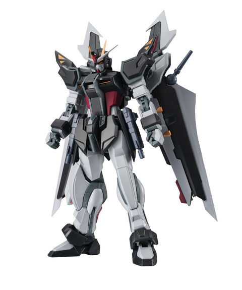 BANDAI SPIRITS ROBOT Spirits Mobile Suit Gundam SEED C.E.73 -STARGAZER- GAT-X105E + AQM/E-X09S Strike Noir Gundam Version A.N.I.M.E. Approx. 4.9 inches (125 mm), PVC & ABS Pre-painted Action Figure