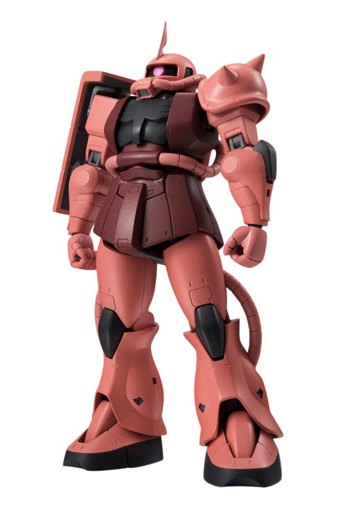 TAMASHII NATIONS Robot Spirits Mobile Suit Gundam MS-06S Char Exclusive Zaku Version, A.N.I.M.E. (Resale Version), Approx. 4.9 inches (125 mm), PVC & ABS Pre-painted Action Figure