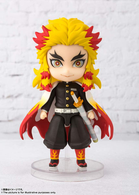 TAMASHII NATIONS Figuarts mini 鬼滅の刃 煉獄杏寿郎 約90mm PVC・ABS製 塗装済み可動フィギュア