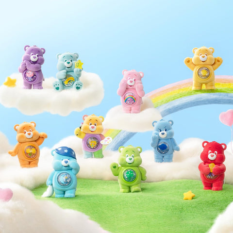 POP MART Care Bears Colorful Hugs シリーズ 【アソートボックス 9ピース 】 ポップマート ガチャガチャ ブラインド ボックス フィギュア プラモデル プレミアム おもちゃ PVC ソフビ オリジナル キャラクター 誕生日 プレゼント