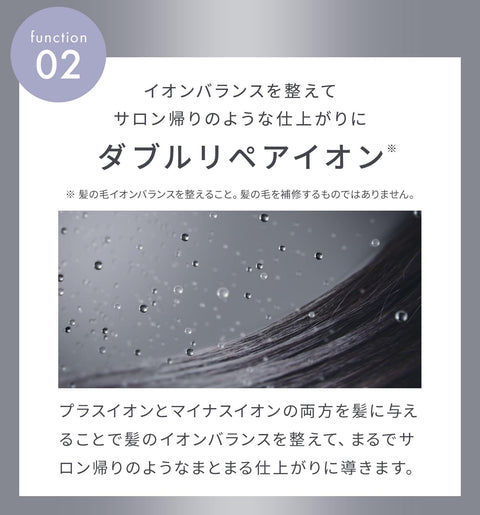 SALONIA サロニア スムースシャイン ストレートアイロン ヘアアイロン 24mm グレー