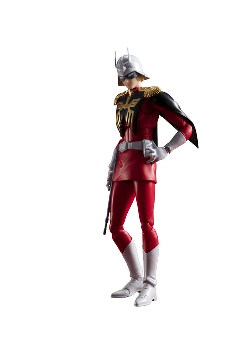 TAMASHII NATIONS S.H. Figuarts Mobile Suit Gundam Char Aznable, Approx. 6.1 inches (155 mm), PVC & ABS, Pre-painted Action Figure