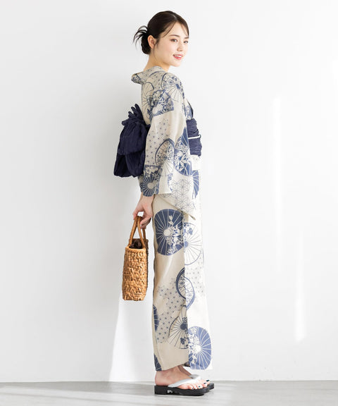 [SOUBIEN] 苏维恩 浴衣 3件套 分体式 新二部式浴衣 floro 女士 (浴衣/兵儿带/平达收紧)