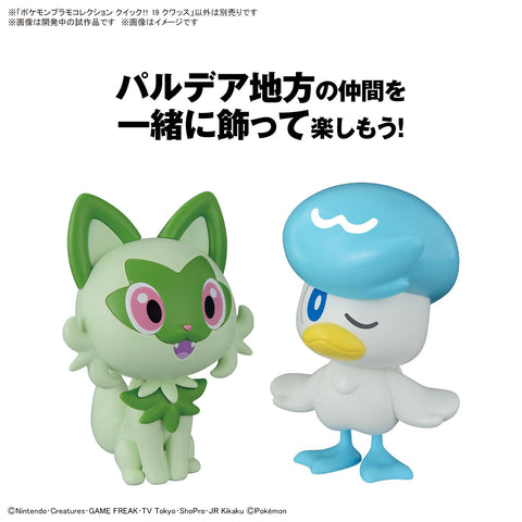 Pokemon Pokemon Plamo Collection 快裝!!19 Kuwas 已分色塑膠模型