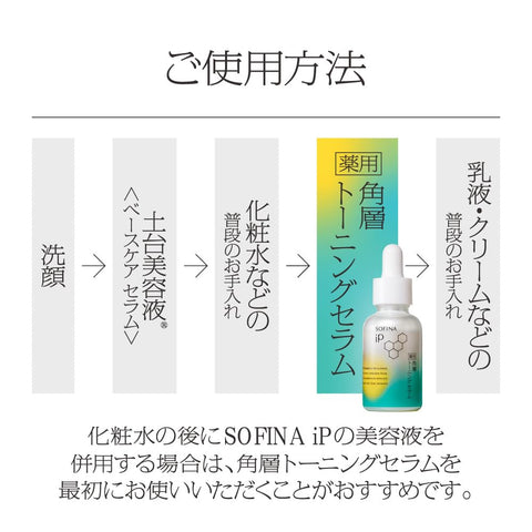Sofina iP Medicated Corneum Toning Serum Refill, Quasi Drug, Reduces Melanin Production, Prevents Spots and Freckles, Prevents Rashes