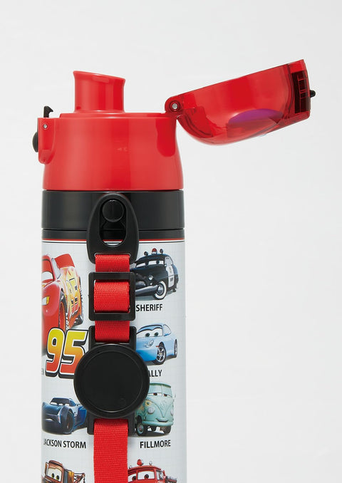 スケーター(Skater) 子供用 ステンレス 水筒 直飲み 470ml 子供に優しい軽量タイプ ディズニー カーズ 25 男の子 保冷専用 waterbottle スポーツボトル キッズ 子供 こども 水瓶 SDC4-A