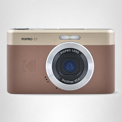 KODAK Pixpro C1 – 超コンパクトデジタルカメラ| 13MP BSI CMOS、4倍ズーム、2.8インチLCDスクリーン、LEDフラッシュ – Marron