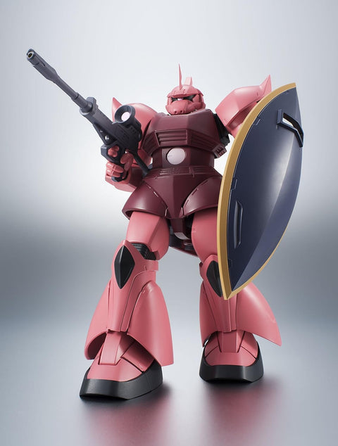 BANDAI SPIRITS ROBOT Spirits Mobile Suit Gundam MS-14S Char Dedicated Gel Gug Version, A.N.I.M.E. (Resale Version), Approx. 5.1 inches (130 mm), PVC & ABS, Painted Action Figure