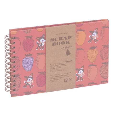 Nakabayashi Scrapbook Large Humming Mint Scandinavian Red A-SCL-HM-4