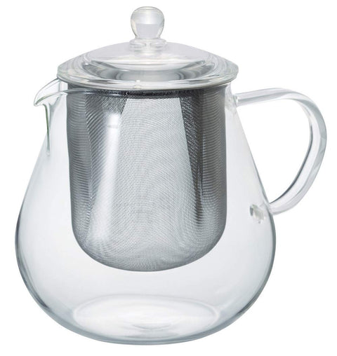 하리오 리프 티팟, 투명, 실용적인 용량, 700ml, 내열 유리, 선물, 선물, CHC-70T