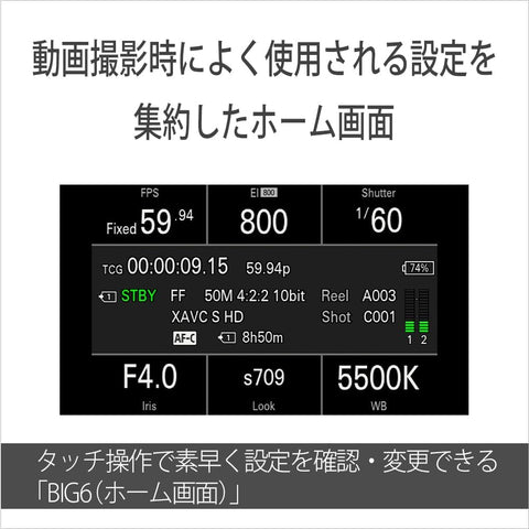 SONY (Sony) ILME-FX2B 풀 사이즈 카메라 렌즈 교체형 시네마 라인 카메라 프로페셔널 캠코더 비디오 FX2 바디 (렌즈 없음)