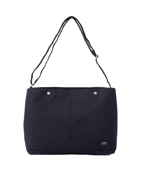 Anello ATS0661Z Shoulder Bag, A4 Water Repellent, Multiple Storage