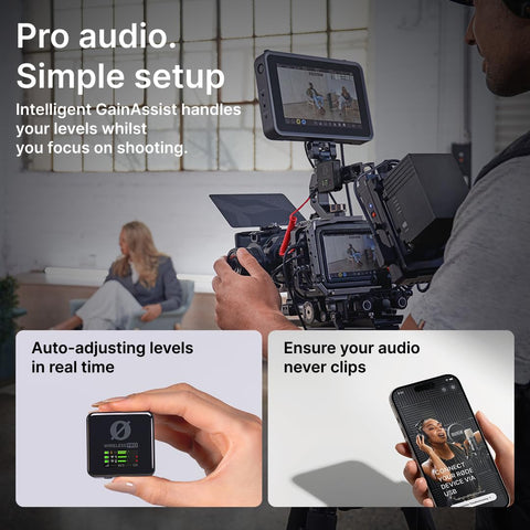 RODE Microphones ロードマイクロフォンズ Wireless PRO ワイヤレス プロ デュアルチャンネルワイヤレスマイクシステム WIPRO