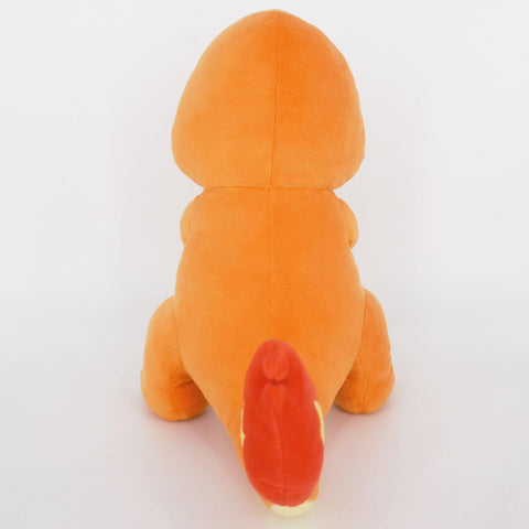 Sanei Boeki PP119 Pokémon All Star Collection Plush Toy, Charmander, Size M, W 7.1 x D 10.2 x H 11.4 Inches (18 x 26 x 29 cm)