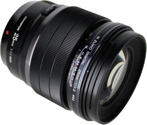 올림푸스 싱글 포커스 렌즈 ED 25mm F1.2 방진, 방수, 저온 방지, 마이크로 포서드용 M.ZUIKO 디지털 ED 25mm F1.2 PRO