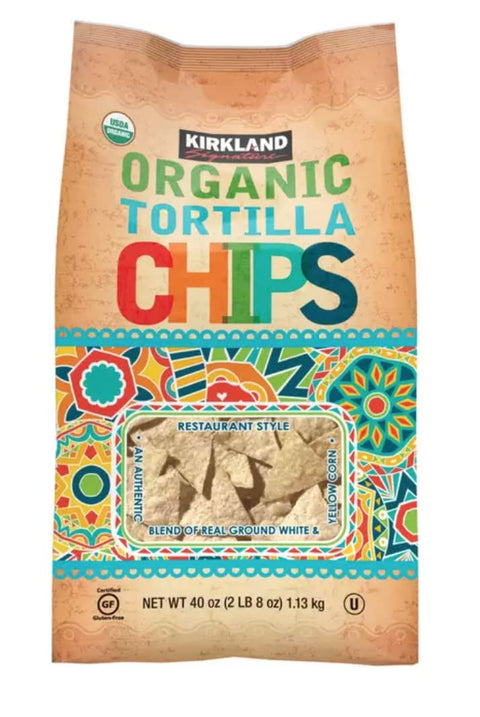 Kirkland Organic Tortilla Chips 2.4 lbs (1.13 kg)