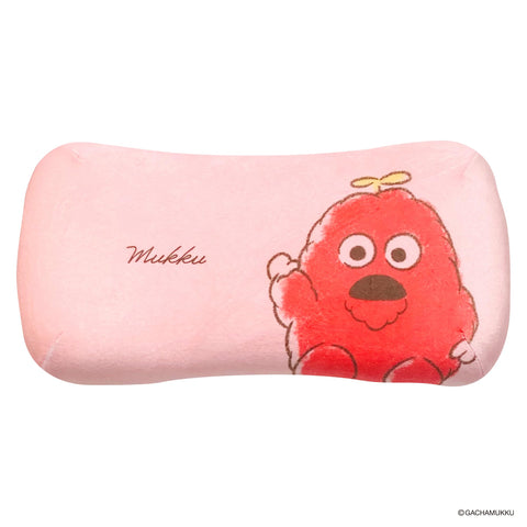 MORIPiLO 4621420 Morishita Memory Foam Pillow, For Kids, Adults, Mook, Red, 5.9 x 12.2 inches (15 x 31 cm), Stuffed Toy, Cushion, Body Pillow, Hirake, Ponkiki, Character Goods