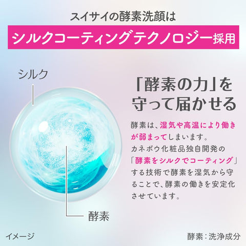 suisai(スイサイ)美容清洁 黑色 粉状洗面奶(常规)酶洗脸 洗面粉 单品 0.4g×32个 【毛孔】【黑斑】【污垢】【角栓】【粗糙】【老角质 护理】