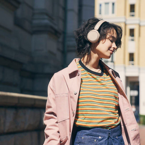 Sony Wireless Headphones WH-CH520: Bluetooth Compatible/Lightweight Design: Approx. 5.1 oz (147 g) / Compatible with a Dedicated App to Customize Your Favorite Sound Quality "Equalizer" Settings/Beige