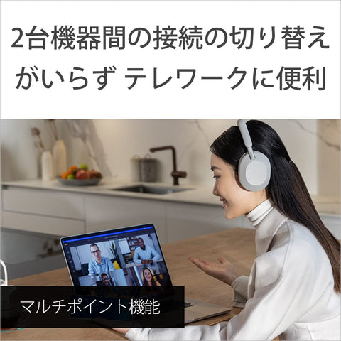 Sony Sony 無線降噪立體聲耳機 WH-1000XM5:降噪性能提升/Amazon Alexa/提升通話表現/柔軟貼合皮革的高隔音性/黑色 WH1000XM5 BM