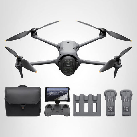 DJI Mavic 4 Pro Drone, 512GB Creator Combo (DJI RC Pro 2 Included) 100 Million Pixels 4/3 CMOS 3 Eye Camera Drone with Hasselblad Camera Up to 51 Minute Flight Time (3 Batteries) with Charging Hub