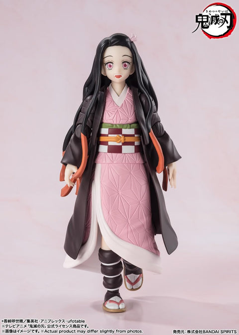 S.H. Figuarts Demon no Blade Nezuko Kamado 5.1 inches (130 mm), PVC & ABS Pre-painted Action Figure