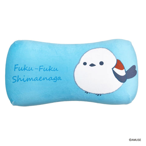 MORIPiLO 4621262 Morishita Memory Foam Pillow, Fukufuku, 5.9 x 12.2 inches (15 x 31 cm), Lumbar, Backrest, Support, Stuffed Toy, Cushion, Character Goods, Snow Blue