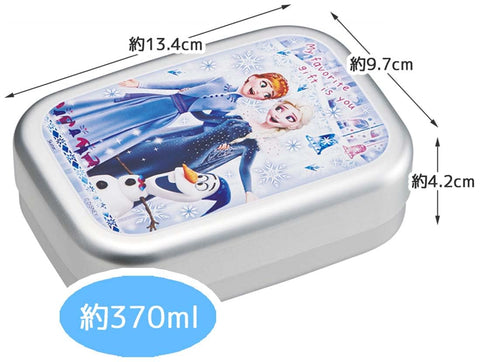 スケーター(Skater) 弁当箱 ディズニー アナと雪の女王 24 370ml アルミ製 保温庫対応 子供用 日本製 ALB5NV-A