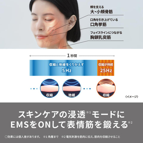 파나소닉 EH-SS85-W 이온 페이셜 마사지기 이온 부스트 멀티 EX 파워 부스트 테크놀로지 화이트