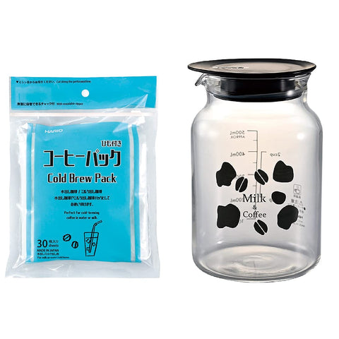 HARIO 哈里歐 牛奶咖啡壺 附30個咖啡袋 實用容量500毫升 日本製造 MDCP-500-B