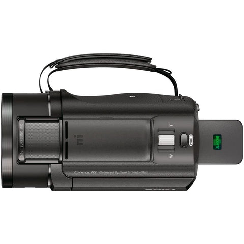 SONY(ソニー) 4K ビデオカメラ Handycam FDR-AX45A(2022年モデル) ブラック 内蔵メモリー64GB 光学ズーム20倍 空間光学手ブレ補正 FDR-AX45A B