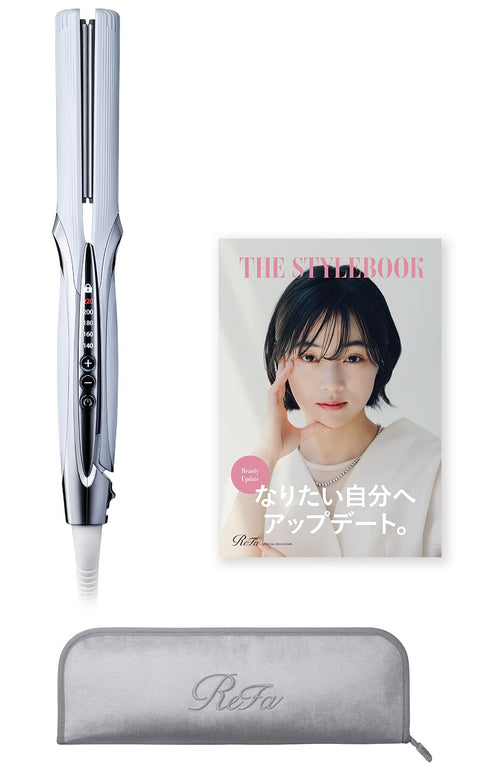 【官方商店獨家】ReFa直髮熨斗 專業版/ReFa STRAIGHT IRON PRO（白色）附專用盒子和髮型設計指南書