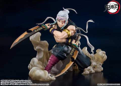 Figuarts ZERO Demon Slayer Tengen Uzui Figurine, Approx. 5.5 inches (140 mm), PVC & ABS Painted Complete Figure