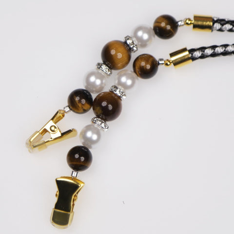 [TOuWA] Kimono Sussuke Rope, Toe Stop, Paddle Clip, Women's, Pearl-style, Natural Stone, Anti-Slip, Waterhouse, Kitchen, Cooking, Housework, Izakaya, Japanese Restaurant (Total Length: Approx. 22.4