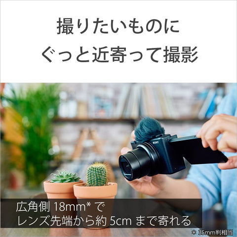 SONY(索尼) 小型数码相机 VLOGCAM Vlog用相机 ZV-1II 射击手柄套件(同包装握柄:GP-VPT2BT白色、电池盒+1个) 附带窗屏 18-50mm F1.8-4.0 变焦镜头 白色 ZV-1M2G W
