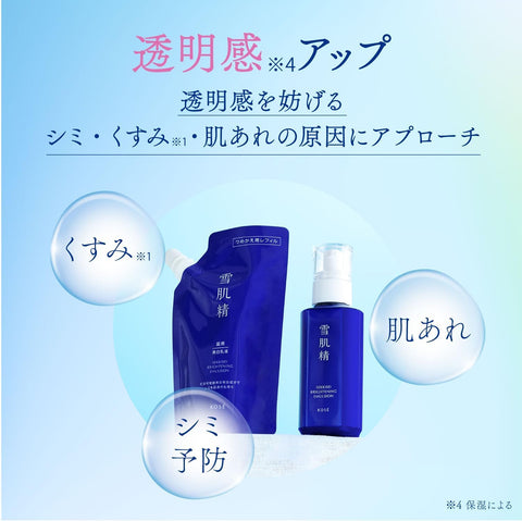 (Amazon.co.jp Exclusive) Quasi-drug Product, Medicated Snow Skin Spray, Brightening Emulsion, Main Unit, Limited Kit, 4.9 fl oz (140 ml), Bonus Included